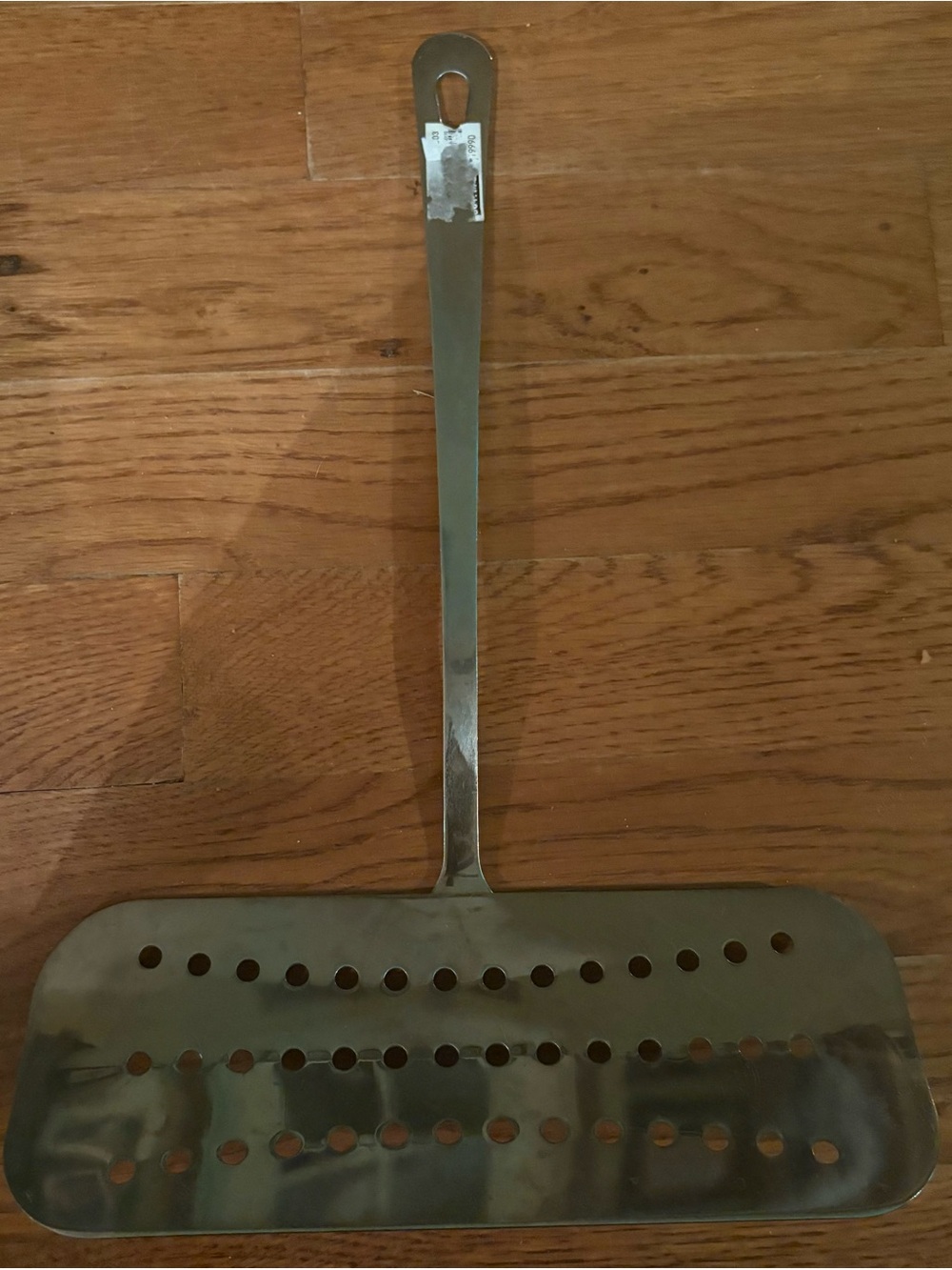 IKEA Stainless Steel 12-3/4" Long 8-5/8" Wide Curved Slotted Spatula/Turner